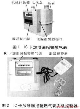 IC卡加泄漏報警燃氣表技術分析