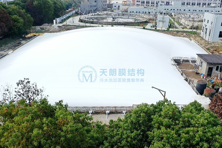 嘉善大成污水處理廠調節(jié)池應急加蓋項目
